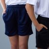The Unlimited Essential Quickdry Kids Shorts are 100% polyester, quick-dry shorts. Available in 2 colours. Sizes 4 - 14.