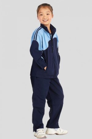 The Unlimited Edition Sports Kids Track Pants are lightweight sports pants with pockets and side zips. Available in 5 colours. Sizes 4 - 14.
