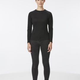 The Unlimited Edition Kepler Womens Merino Base Layer is a 100% merino, long sleeved top. Available in Black. Sizes 8 - 20.