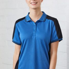 The Unlimited Edition Heli Womens Polo is a 100% polyester, quick-dry polo. Available in 6 colours. Sizes 8 - 24.