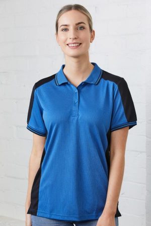 The Unlimited Edition Heli Womens Polo is a 100% polyester, quick-dry polo. Available in 6 colours. Sizes 8 - 24.