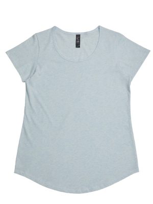 The Unlimited Edition Stacy Womens Tee is a 100% combed cotton, scoop neck tee. Available in 8 colours. Sizes 6 - 16.