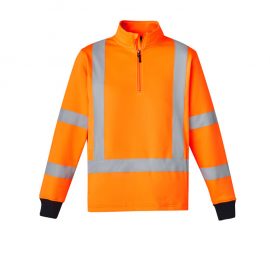 The Syzmik Unisex Hi Vis X Back Rail Jumper is a 100% polyester, half zip jumper. Available in Orange. Sizes XXS - 5XL, 7XL.