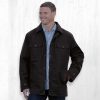 The Catalogue Agri Station Tundra Oilskin Jacket is a 100% cotton, classic fit vest. Available in Brown. Sizes S - L, 5XL.