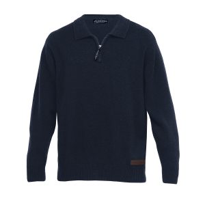 The Catalogue Agri Station Boundary Jersey is a 100% Shetland wool, classic fit jersey. Available in Navy. Sizes XS - 3XL, 5XL.