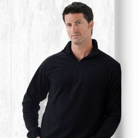 The Catalogue Ballistic Top is a 100% polyester, micro-fleece, zip front top. Available in Black. Sizes XS - 3XL, 5XL.
