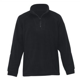The Catalogue Detailed Polar Fleece Pullover is a classic fit pullover with pockets. Available in Black. Sizes 3XS - 3XL.