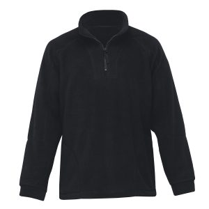 The Catalogue Detailed Polar Fleece Pullover is a classic fit pullover with pockets. Available in Black. Sizes 3XS - 3XL.