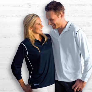 The Catalogue Dri Gear Long Sleeve Hype Polo is a moisture wicking, long sleeve polo. Available in 3 colours. Sizes XS - 3XL, 5XL.