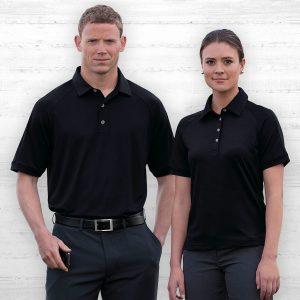The Catalogue Mens Dri Gear Vapour Polo is a 96% polyester, moisture wicking polo. Available in Black. Sizes S - 3XL, 5XL.