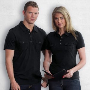 The Catalogue Mens Fusion Polo is a 95% cotton/5% elastane single jersey, tapered fit polo. Available in Black. Sizes S - 3XL, 5XL.
