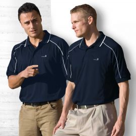 The Catalogue Mens Dri Gear Eyelet Polo is a breathable, classic fit polo. Available in 2 colours. Sizes S - 3XL.