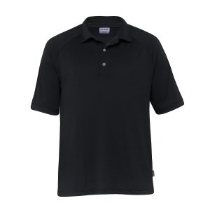 The Catalogue Mens Dri Gear Vapour Polo is a 96% polyester, moisture wicking polo. Available in Black. Sizes S - 3XL, 5XL.