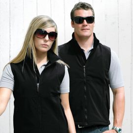 The Catalogue Summit Vest is a 95% polyester, showerproof jacket. Available in Black. Sizes XXS - 3XL, 5XL.