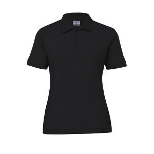 The Catalogue Womens Manhattan Polo is a 100% cotton waffle, short sleeved polo. Available in Black. Sizes 8 - 18.