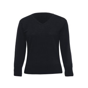 The Catalogue Womens Merino Detailed Vee Pullover us a 100% merino wool, v-neck pullover. Available in 2 colours. Sizes 8 - 22.