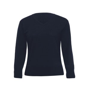 The Catalogue Womens Merino Detailed Vee Pullover us a 100% merino wool, v-neck pullover. Available in 2 colours. Sizes 8 - 22.