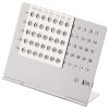 The Catalogue Folding Perpetual Calendar is an aluminium, customisable calendar with stand. Available in 1 colour. One size.