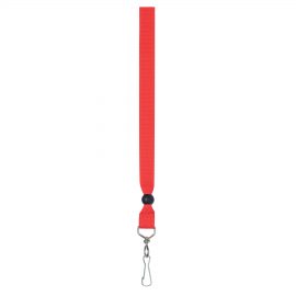 The Catalogue Ribbon Lanyard – Red is a simple but stylish lanyard with a metal clip. Perfect for displaying name or card holders.