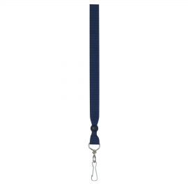 The Catalogue Ribbon Lanyard – Navy is a simple but stylish lanyard with a metal clip. Perfect for displaying name or card holders.