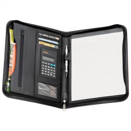 The Catalogue The New Yorker Portfolio is a zip close portfolio with multiple pockets for holding essential cards and documents.