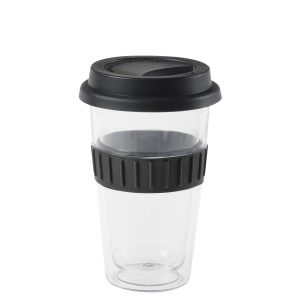 The Catalogue Plastic Double-Walled Mug is a clear plastic, BPA free mug. Double-walled for insulation. Available in 3 colours.