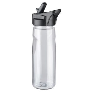 4046CL-sports-bottle-clear The Catalogue Sports Bottle is a BPA free, transparent sports bottle. Rubberised mouth piece with straw that flips up.