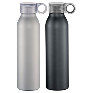 4081-grom-aluminum-sports-bottle-colours The Catalogue Grom Aluminium Sports Bottle is in aluminium, BPA free bottle with a twist lid. Available in 2 colours.