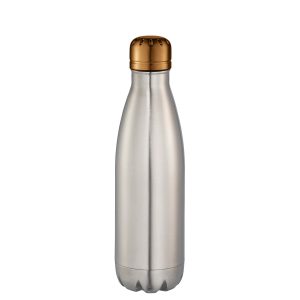 The Catalogue Mix-n-Match Copper Vacuum Insulated Bottle is a double walled, stainless steel bottle. Vacuum insulated for hot/cold drinks.