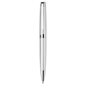 The Catalogue Berlin Series Twist Action Metal Ballpoint Pen is a metal, twist action pen. Available in Silver. Black ink.