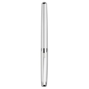 The Catalogue Berlin Series Lid Top Roller Ball Pen is a metal pen with cap. Available in Silver. Black ink.