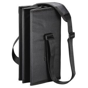 The Catalogue Cooler Seat is a polycanvas cooler that also conveniently makes up as a seat. Easy to store. Holds up to 24 cans.