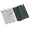 The Catalogue Pocket Address/Jotter with Pen is a small notepad and pen in a nickel finish case. Magnetic closure.