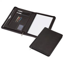 The Catalogue A4 Compendium is perfect for keeping documents secure and holding everything you need for a busy working day. Available in Black.