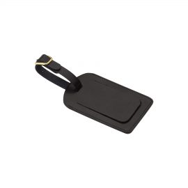 The Catalogue Covered Luggage Tag is a split leather luggage tag with adjustable tie. Perfect for ensuring you have the right bag.
