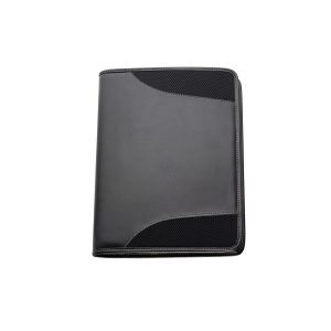 The Catalogue A4 Non-Leather Compendium is perfect for holding everything you need for a busy working day. Available in Black.