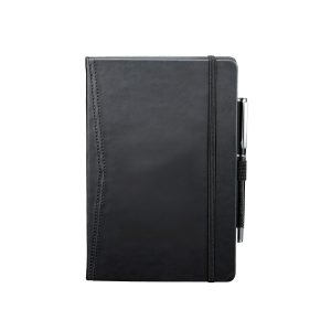 The Catalogue Pedova Pocket Bound JournalBook has an Italian Ultrahyde cover, includes writing paper, pen loop and pocket.