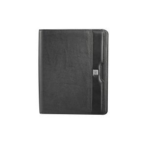 The Catalogue Cutter & Buck A4 Zippered Compendium is a Nappa leather compendium with zippered closure. Multiple pockets.