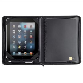 The Catalogue Case Logic Conversion Zippered Tech Journal is a textured Ultrahyde, zippered journal folder.