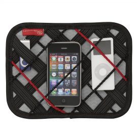 The Catalogue Elleven Small Tech Trap is a nylon case with zippered compartment. Great for holding your tech securely.