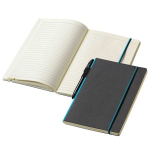 The Catalogue Cuppia Notebook is an Ultrahyde covered notebook with lined writing paper and pen loop. Available in 3 colours.