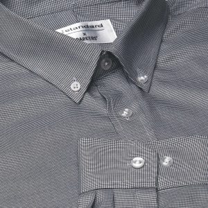 The Catalogue Barkers Norfolk Shirt – Mens is a 100% cotton shirt. Tapered fit. Available in Grey. Sizes S - 3XL, 5XL.