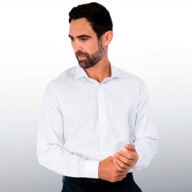 The Catalogue Barkers Origin Shirt – Mens is a 100% cotton shirt. Tapered fit. Available in White. Sizes S - 3XL, 5XL.