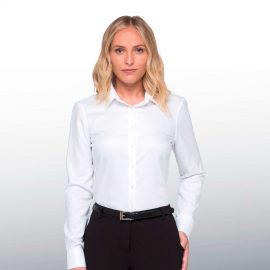 The Catalogue Barkers Origin Shirt – Womens is a 100% cotton shirt. Tapered fit. Available in White. Sizes 8 - 20.