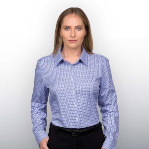 barkers-stamford-check-shirt-navy_blue_white---womens-1 The Catalogue Barkers Stamford Check Shirt – Womens is a 100% cotton shirt. Tapered fit. Available in Navy/Blue/White. Sizes 8 - 20.