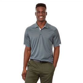 The Catalogue Mens Kiso Short Sleeve Polo is a 100% micro polyester, textured knit polo. Available in 6 colours. Sizes S - 5XL.