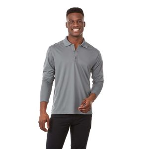 mens-mori-long-sleeve-polo-front The Catalogue Mens Mori Long Sleeve Polo is a classic long sleeve, polyester polo. Available in 7 colours. Sizes S - 5XL.
