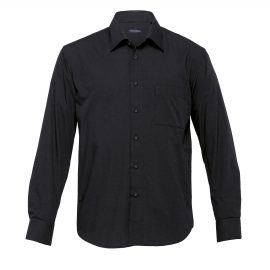 The Catalogue The Republic Long Sleeve Shirt – Mens is a 65% polyester/35% cotton shirt. Tapered fit. 3 colours. Sizes S - 3XL, 5XL.