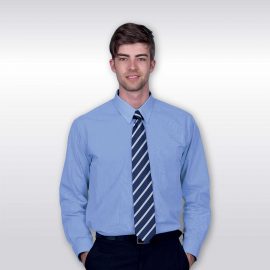 The Catalogue The Two Tone Shirt – Mens is a 65% polyester/35% cotton shirt. Classic fit. Available in Blue/White. Sizes S - 4XL.
