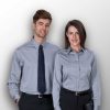 The Catalogue The Bretton Shirt – Mens is a 65% polyester/35% cotton shirt. Tapered fit. Available in Steel Navy. Sizes S - 3XL, 5XL.